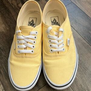 Vans Sunny Yellow Canvas Shoes